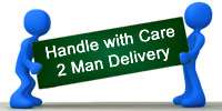 This item is for 2 Man Delivery only and can not be delivered on a Next Day or Saturday delivery