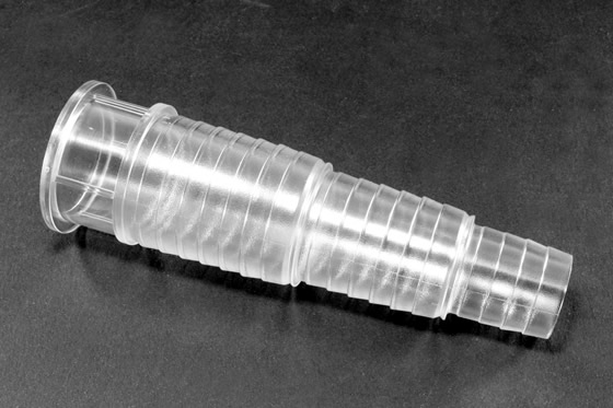 Click to Enlarge an image of Oase 1 1/2 inch Clear Stepped Hosetail for FiltoClear / BioPress (43669)