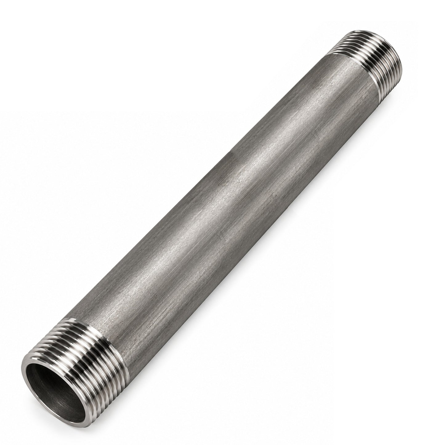 1.5 Inch Stainless Steel - Screwed Threaded Fountain Tube - 300mm