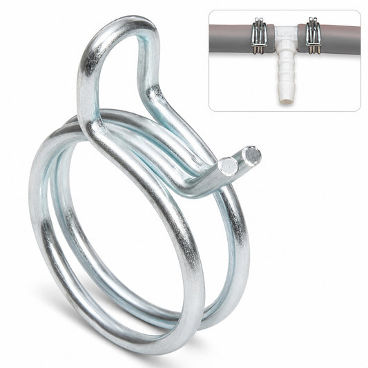 9mm - 10mm Air Tube Double Clip