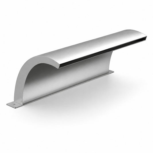 Arc Stainless Steel Curved Waterfall 600mm Back Entry