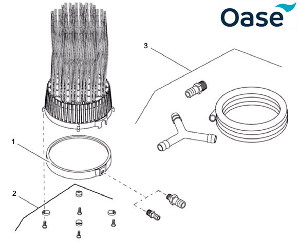 Oase OxyTex Spare Parts Exploded Diagram