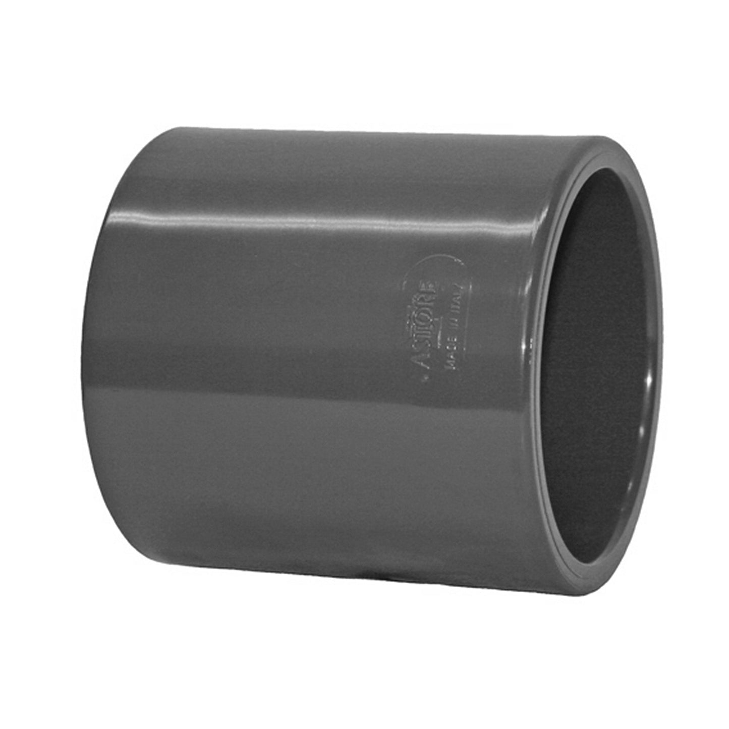 4 inch Solvent Weld Straight Connector - Image 1
