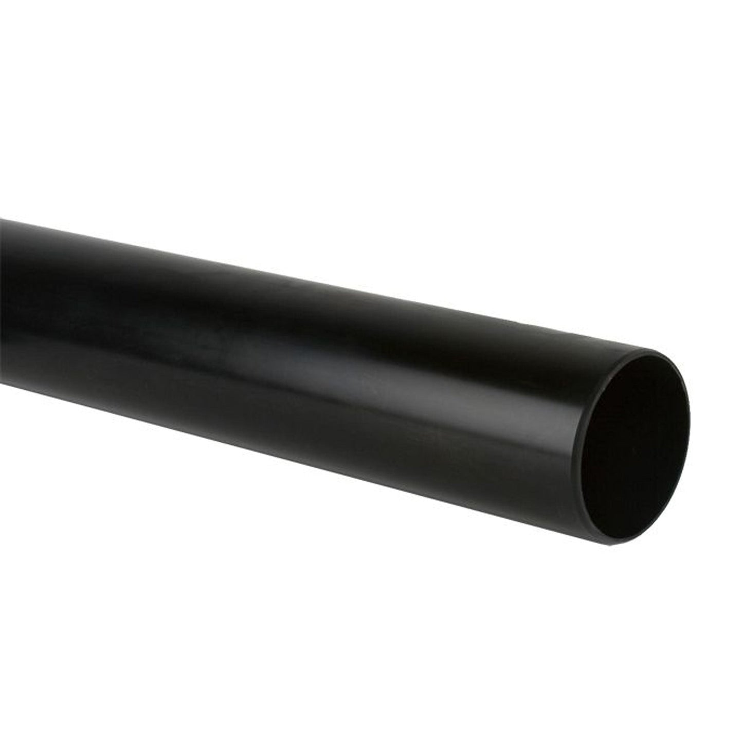 2 inch Lotus Rigid Push Fit Pipe - 1.5m (Black) - Image 1
