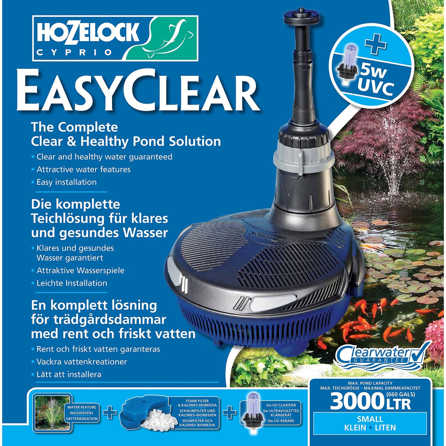 Hozelock EasyClear 3000 Pond Filter (was HZC115) - Image 2