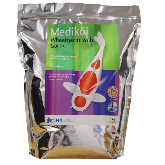 NT Labs MediKoi Wheatgerm With Garlic Fish Food (6mm) - 1.75Kg - Image 1