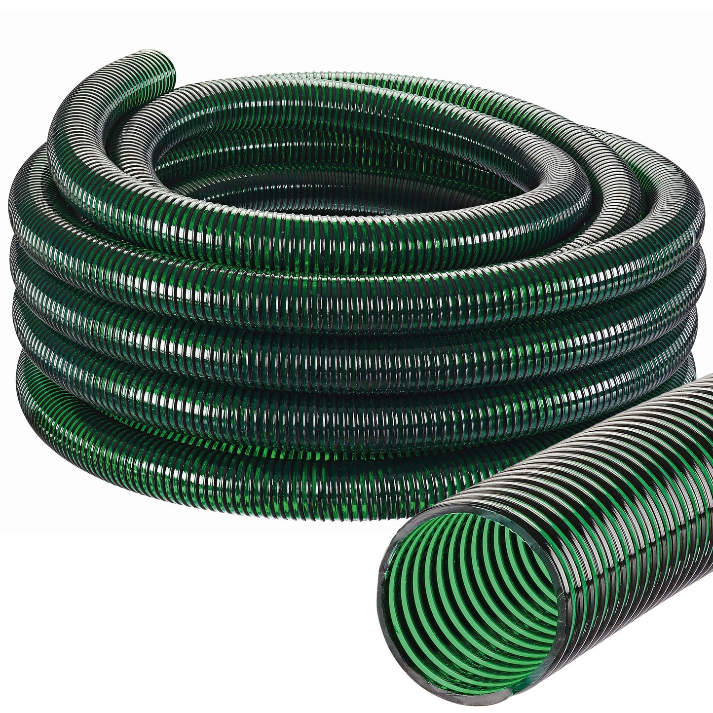 Oase Green Smooth Wall Flexible Hose Pipe - 63mm (2 ½ Inch) (ID) - 20m Roll - Image 1
