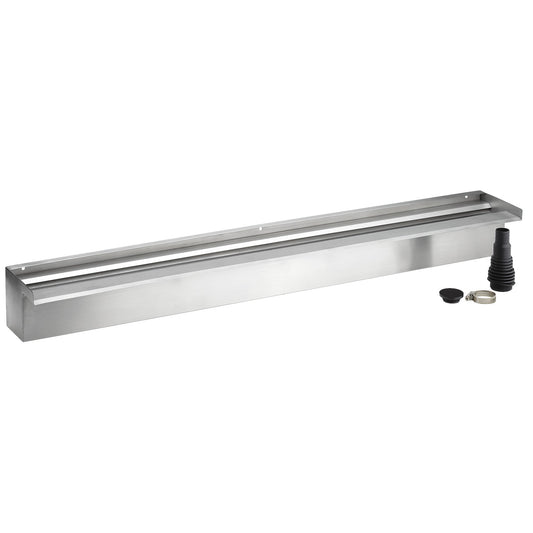 Oase Stainless Steel Waterfall 90 - 90cm wide - Image 1