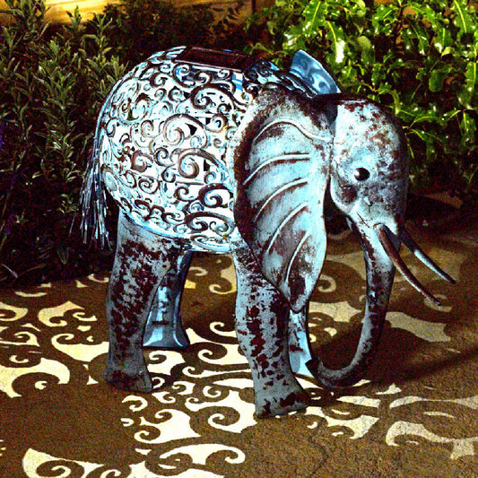 Smart Solar - Metal Solar Silhouette Elephant - Image 3
