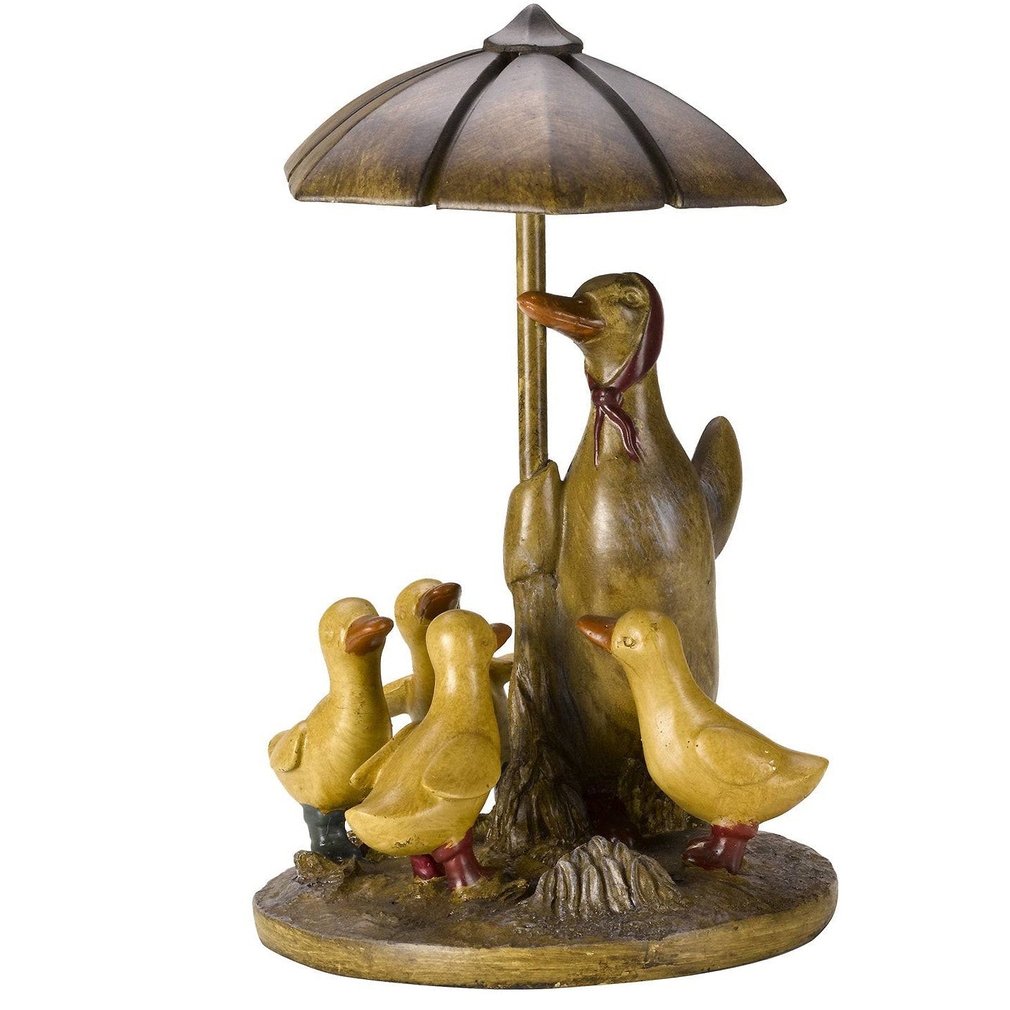 Smart Solar - Replacement Duck Family and Umbrella Statue - Image 1