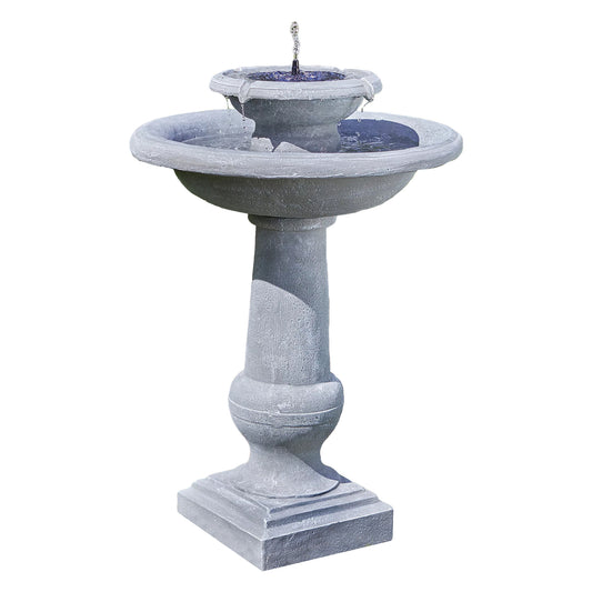 Smart Garden Products - Chatsworth Solar Round Panel Fountain - 1170528 - Picture 1