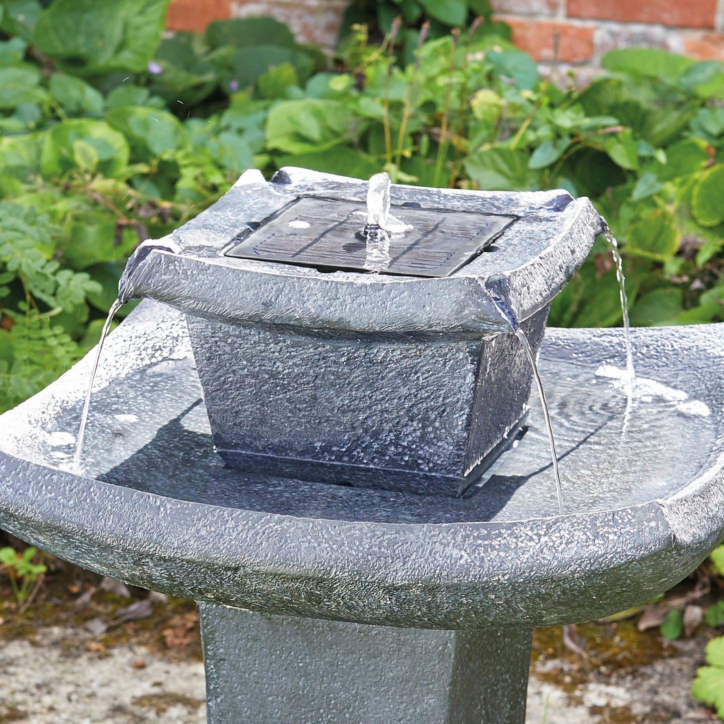 Smart Solar - Pagoda Solar Birdbath Water Feature - Image 3