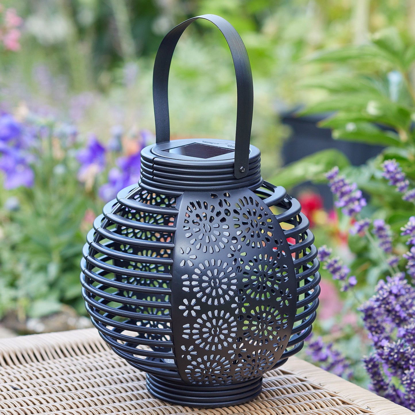 Smart Solar - Ferrara Flaming Solar Lantern - Image 2