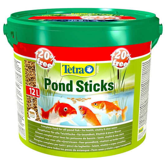 Tetra - Floating Pond Sticks - 1.20 Kg (10L) Bucket + 20% Free - 1440g (12L) - Image 1