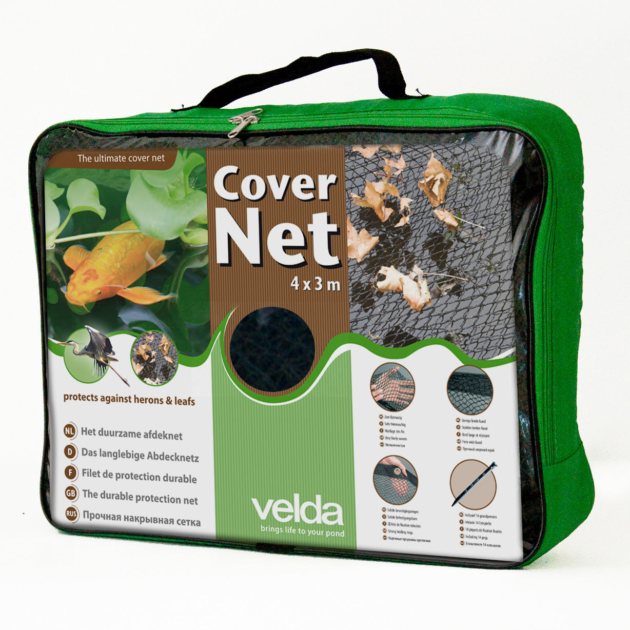 4m (13.1ft) x 3m (9.8ft) Velda Premium Pond Cover Nets - Image 1