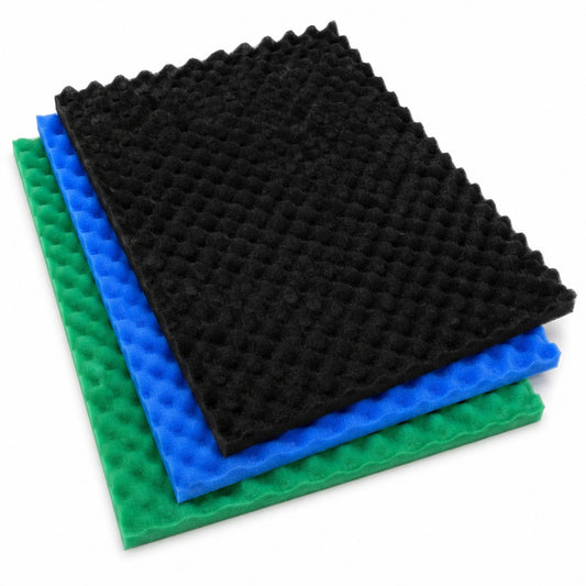 PondXpert Triple Filter Foam Set: Course, Medium and Fine - 530mm x 1100mm