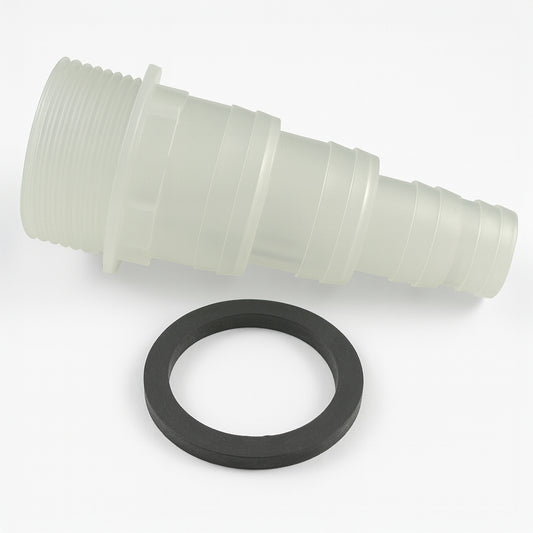 Lotus Hosetail - 32mm (1¼ inch) BSP Thread (40mm on outside of thread) and Washer