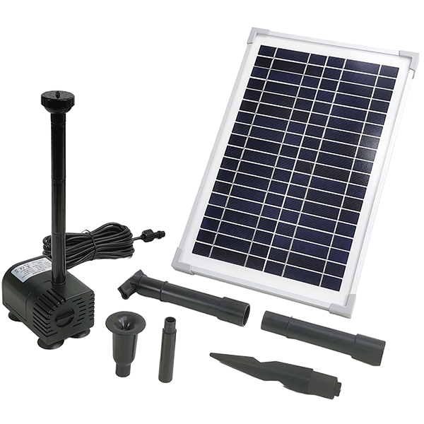 Large image of Betta Choice - Solar 700 - Solar Fountain Pump Set