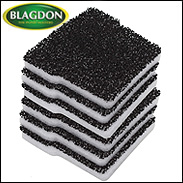 Blagdon Minipond 4500, 6000, 9000 & 12000 Polymer Wool  & Carbon Filter Pads (6 Set Pack)
