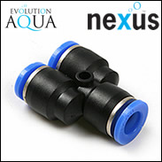 Evolution Aqua 12mm Equal Y Air Fitting