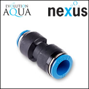 Evolution Aqua 12mm Straight Connector Air Fitting
