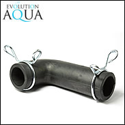 Evolution Aqua Replacement Elbowed Rubber Airline Manifold Connector and Clips