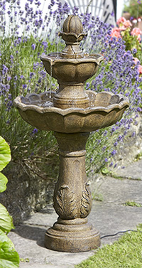 Kingsbury 3 Tier Solar Fountain - Water Gardening Direct