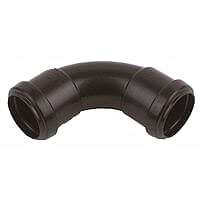 2 inch Aquateck Rigid Pipework Push Fit Elbow (Black)