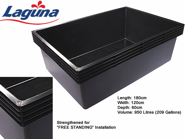 Large image of Laguna - Heavy Duty Free Standing Preformed Pond (PT796) - NND