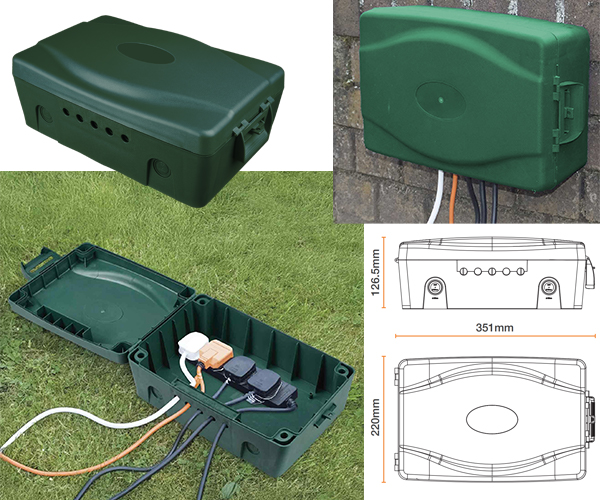 Large image of MasterPlug Weatherproof Box (Green)