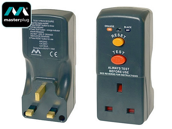 Large image of MasterPlug Safety RCD Adaptor