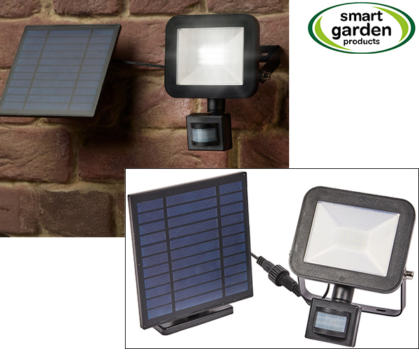 Large image of Smart Solar - PIR Millennium Solar Flood Light 1000 Lumen