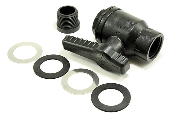 Click to Enlarge an image of Oase 1 inch Drain Valve Assembly (10297)