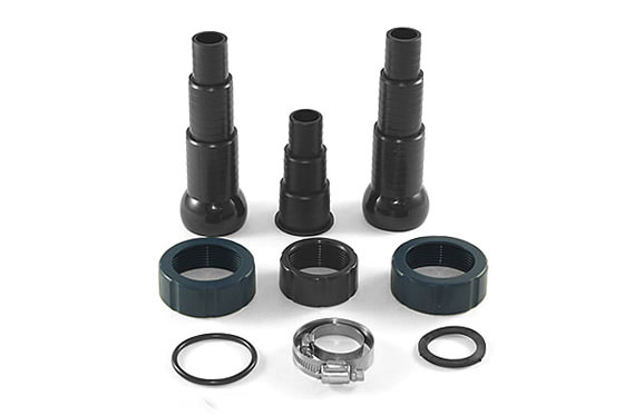 Click to Enlarge an image of Oase AquaMax Eco 4000 - 8000 - 1 1/2 inch Hosetail Connector Pack (35459)