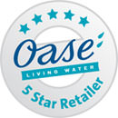 Oase 5 Star Stockist Rating