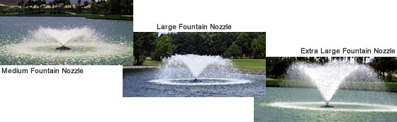 Oase AirFlo LM Floating Lake Aerator alternative nozzles