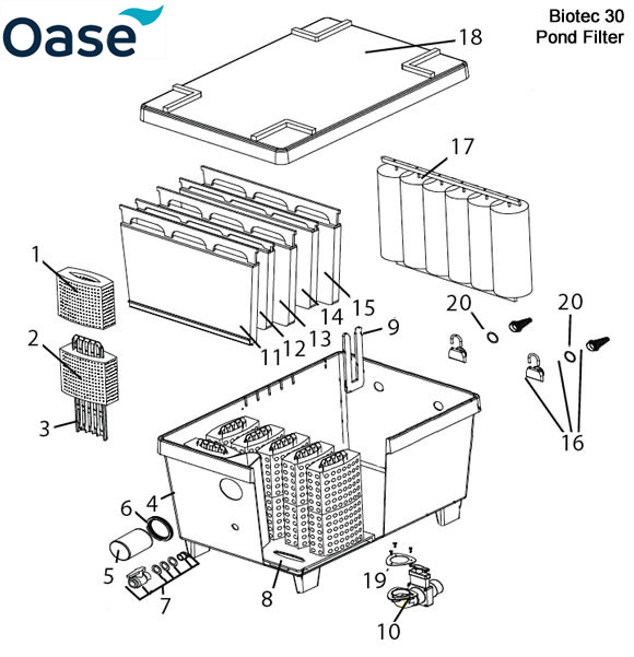 Oase Biotec 30 Filter Spare Parts