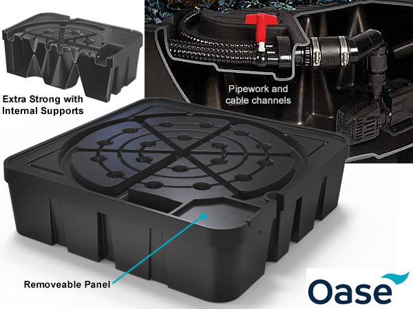 Large image of Oase Water Feature Reservoir - 120 Square (1194mm x 1194mm x 330mm) - NDD