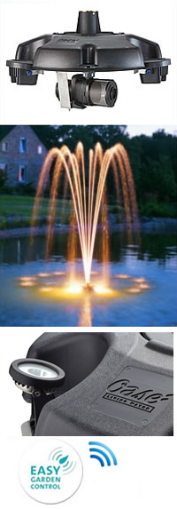 Oase Pond Fountain Jets and Lights