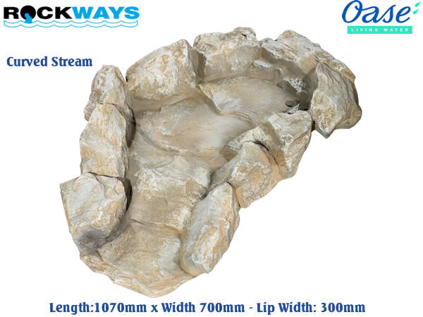 Large image of Oase Rockways - Curved Stream Watercourse