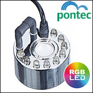 Pontec PondoFog with RGB Colour Changing LED Lights - Single Membrane