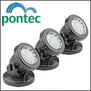 Pontec Pondostar LED 3 Pond Light Set