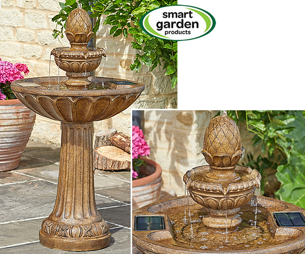Large image of Queensbury 3 Tier Solar Fountain