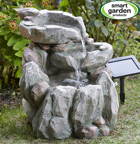 Large image of Rock Fall Solar Water Feature