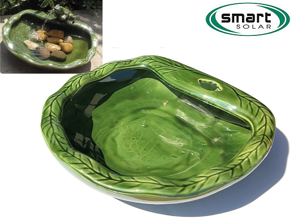 Large image of Smart Solar - Replacement Ceramic Frog Bowl