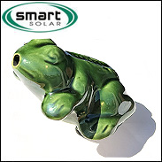 Smart Solar Replacement Ceramic Frog Statue