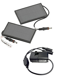 Smart Solar - Twin Cable Solar Pump and Twin Panel Kit for Umbrella Fountains - 2030PKS