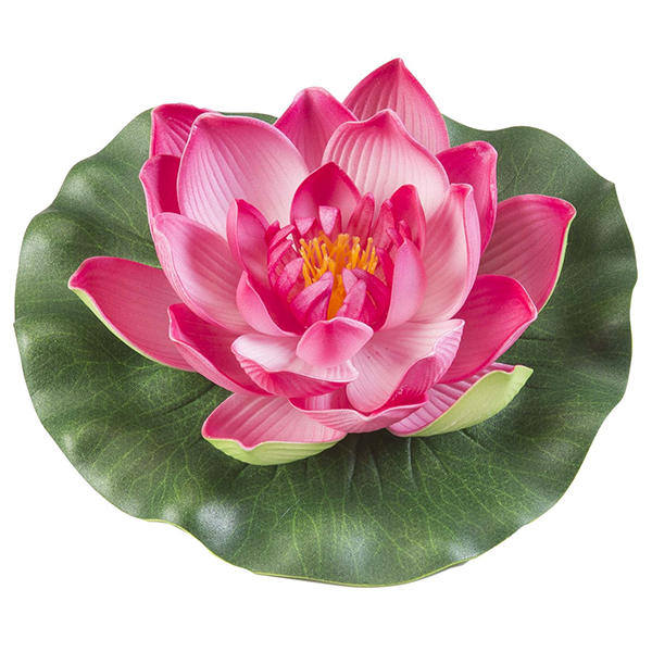Large image of Velda - Fuchsia 17cm - Artificial Water Lily