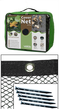 Velda Heavy Duty Fish Pond Net Cover Netting With Eyelets Heron Protector 