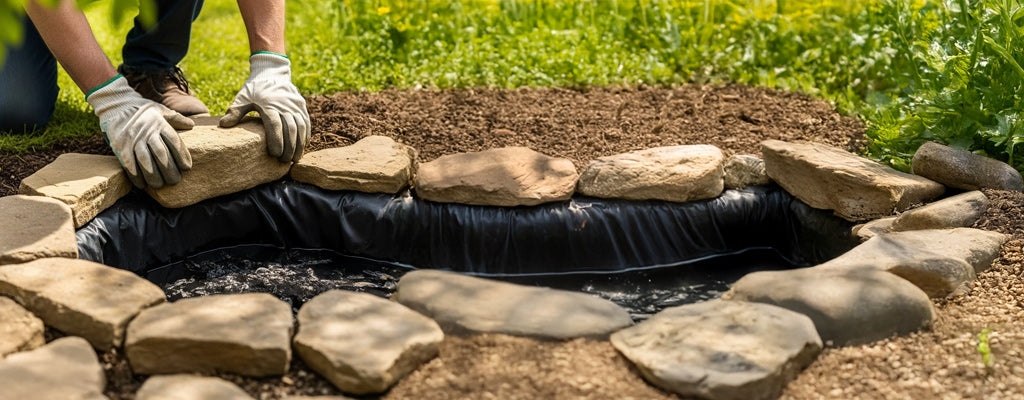 How To Build A Garden Pond Advice - Banner